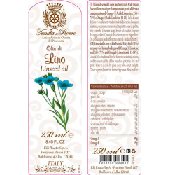Aceite de Lino 250 ml Tenuta del Roero Fratelli Ruata Finca Roero