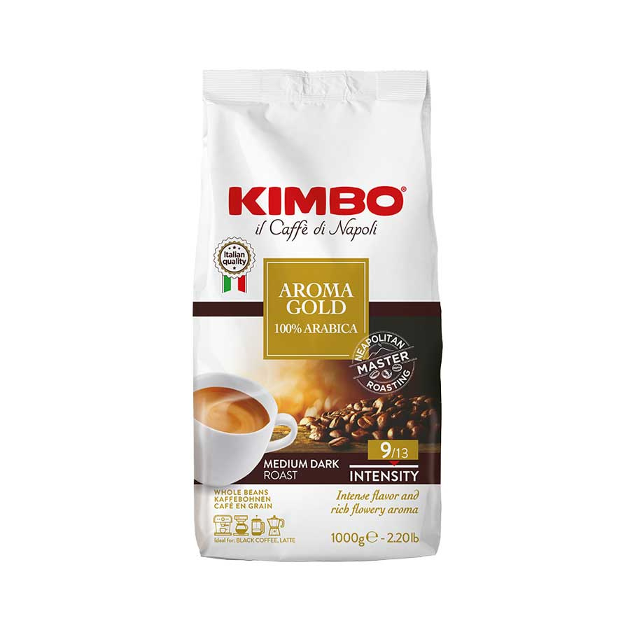 Kimbo Aroma Gold 100% Arabica café en grano 1 kg