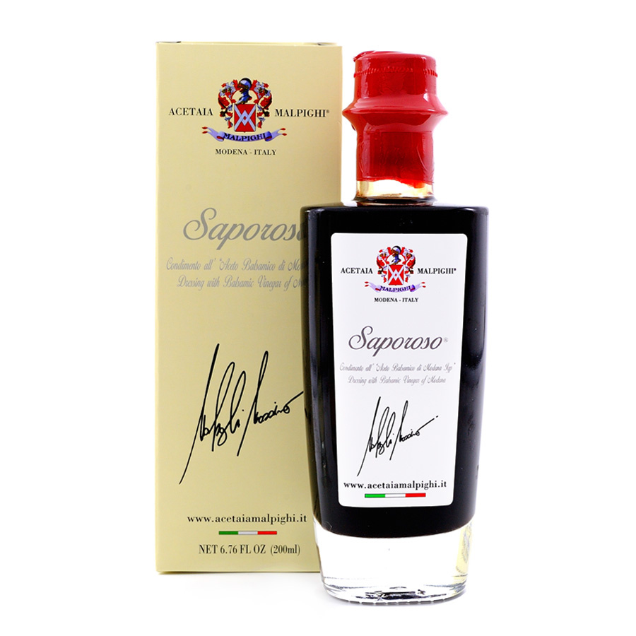 Malpighi Saporoso Dressing mit Balsamico-Essig aus Modena IGP 200 ml