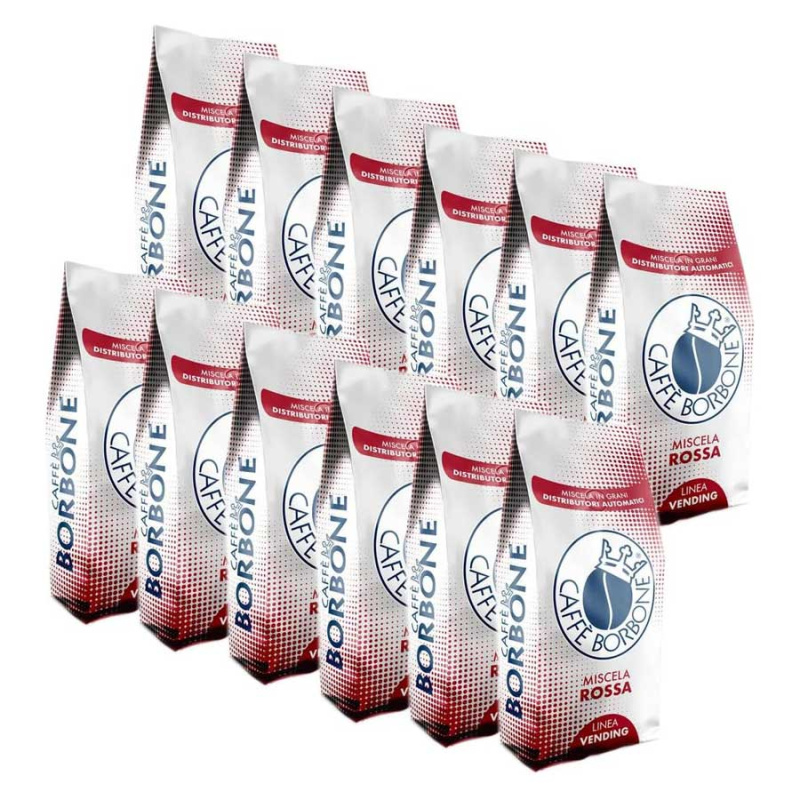 Caffè Borbone In Grani Caffè Borbone Miscela Rossa In Grani - Confezione Da 6 Kg, Gusto Intenso E Avvolgente Caffe Barbaro Cialde - Foto 8