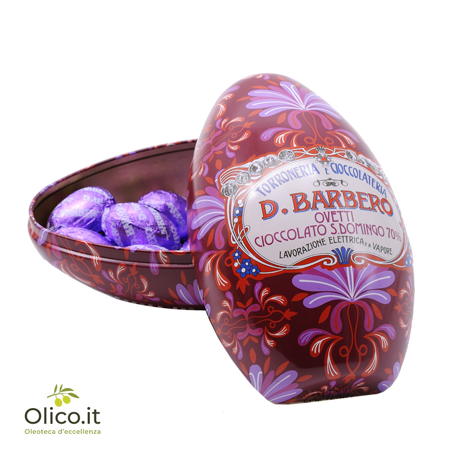 Barbero Scatola con Ovetti Cioccolato Fondente Santo Domingo 100 gr