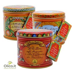 Panettone Fiasconaro Citrus and Saffron Green 100 gr Dolce e Gabbana