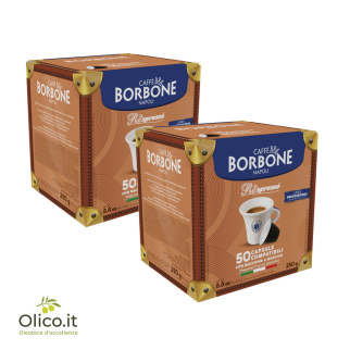 100 capsules compatibles Nespresso® 100% Arabica - Caffè Borbone