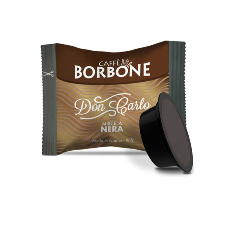 100 BLACK Blend Capsules Borbone Coffee Compatible Lavazza A Modo Mio