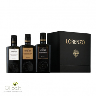 Gift Box Extra Virgin Olive Oil "I Tre Lorenzo" Barbera 500 ml x 3