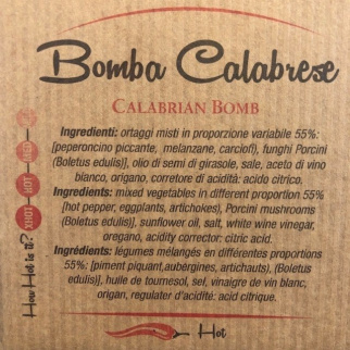 "I 3 Tesori" Trois Sauces Typiques de la Calabre: Bomba Calabrese, 'Nduja, Tropeana 180 gr x 3