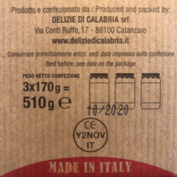 Tris di Peperoncini Ripieni: Tonno, Alici e Capperi, Pecorino di Calabria 170 gr x 3