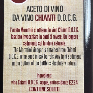 Weinessig aus DOCG Chiantiwein