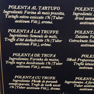 Polenta with Truffle