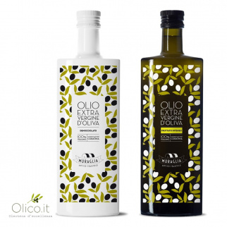Monokultivares natives Olivenöl aus oliven Coratina ohne Stein