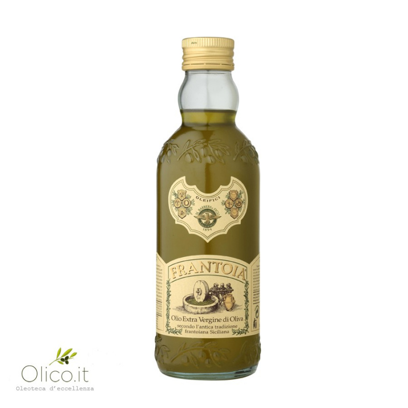 Extra Virgin Olive Oil Frantoia Bottle 500 Ml Barbera Sicily