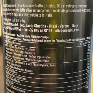 Natives Olivenöl Vert de Vertes Bonamini 500 ml
