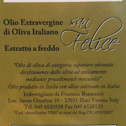 Huile d'Olive Extra Vierge San Felice Bonamini 5 lt