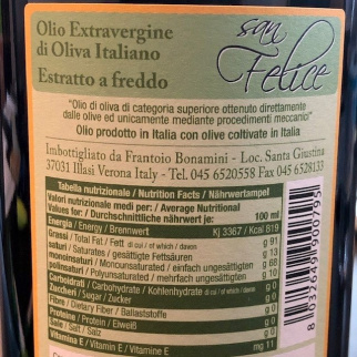 Aceite de oliva virgen extra San Felice Bonamini 1 lt