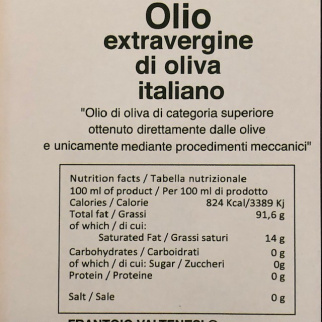 Huile d'Olive Extra Vierge "Il Frantoio" Valtenesi HS