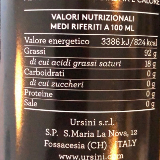 Natives Olivenöl Solo Gentile di Chieti 500 ml