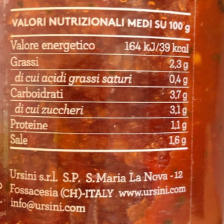 Sciuè Sciuè ready basil and tomato sauce 260 gr