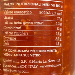 Amatriciana ready sauce 260 gr