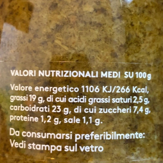 Rübengrüne pasta sauce 170 gr