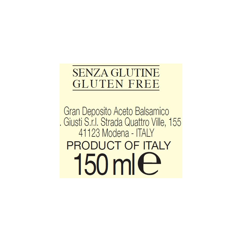 Giusti Balsamic Vinegar Of Modena IGP - Authentic Italian - View #2