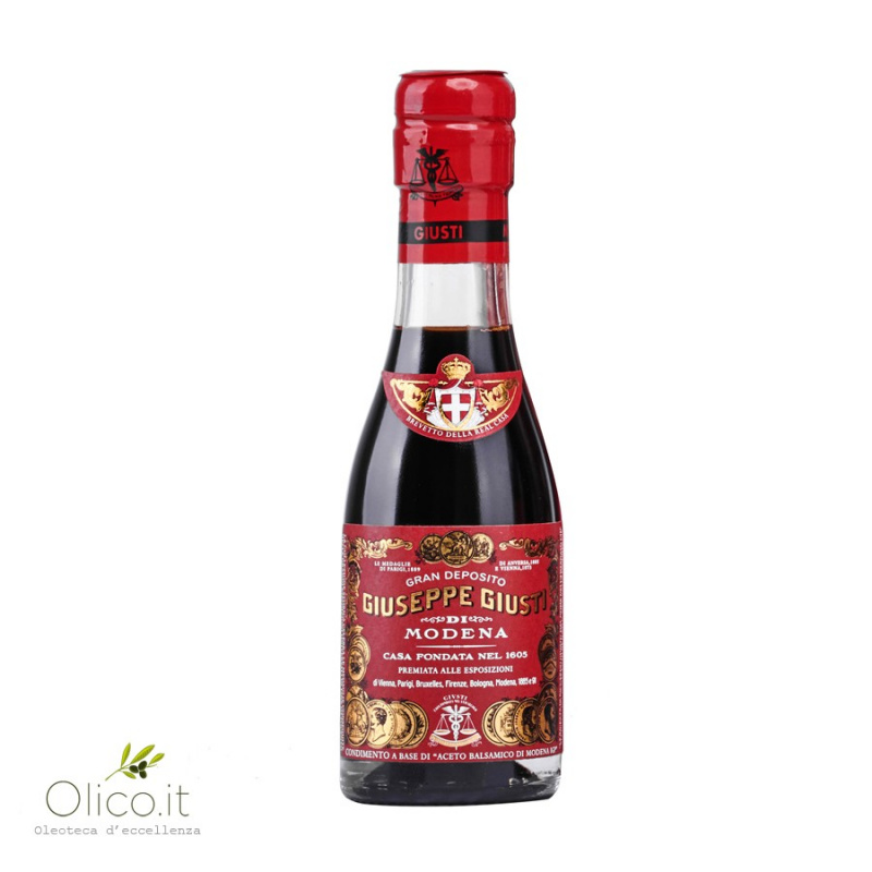 Balsamic Vinegar of Modena PGI 3 Gold Medals Giuseppe Giusti 100 ml