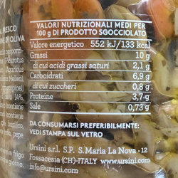 Gemischte Pilze in Nativem Olivenöl Extra 260 gr