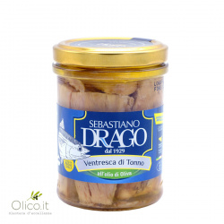 Tuna belly fillets in olive oil "Riserva Oro"