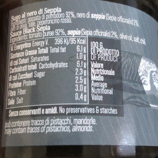 Squid Ink sauce 190 gr