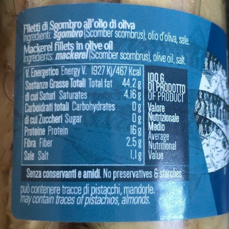 Makrelenfilets Filets in Olivenöl 200 gr