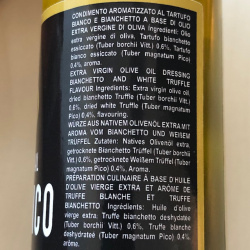 Aceite de oliva virgen extra con trufa negra en escamas 100 ml