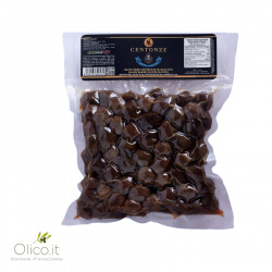 Centonze Black Baked Olives in Extra Virgin Olive Oil 520 gr