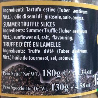 Summer Truffle Slices 180 gr