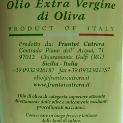 Extra Virgin Olive Oil Primo Fine Quality Cutrera 