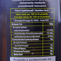 Extra Virgin Olive Oil Delicato 100% Leccino Quattrociocchi