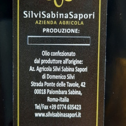 Extra Virgin Olive Oil uit Sabina DOP