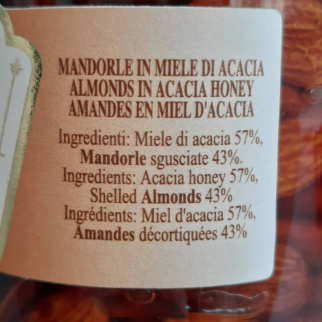 Almonds in Acacia Honey