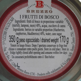 Frutti di Bosco Sciroppati
