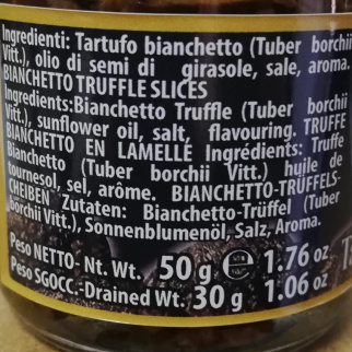 Bianchetto Truffle Slices