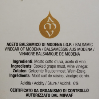 Balsamic Vinegar of Modena PGI Goccia Oro