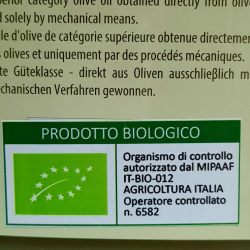 Organic Extra Virgin Olive Oil Galantino
