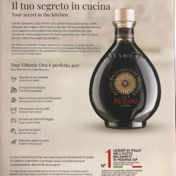 Balsamic Vinegar of Modena PGI Due Vittorie Oro Bag in Box 3 lt and Glass Bottle with doser cork 250 ml