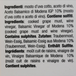 8 Barili - Condimento all' Aceto Balsamico di Modena IGP 