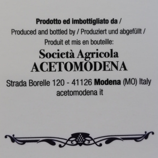 10 barrels - Dressing with balsamic vinegar of Modena PGI