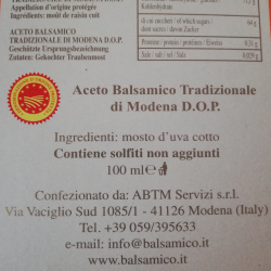 Traditioneller Balsamessig aus Modena GUB Extravecchio 25 Jahre