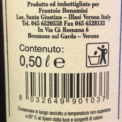 Extra Vergine Olijfolie uit Veneto Garda DOP 500 ml