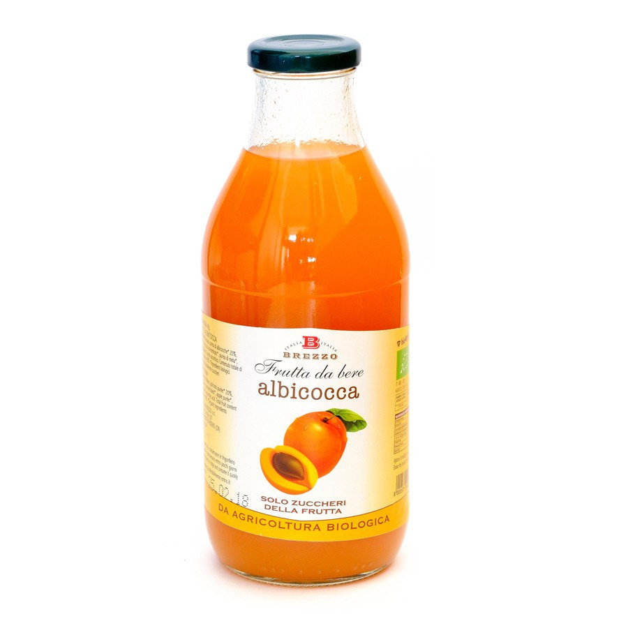 venstre forsvar tæt Organic Apricot Juice 750 ml Apicoltura Brezzo Piedmont