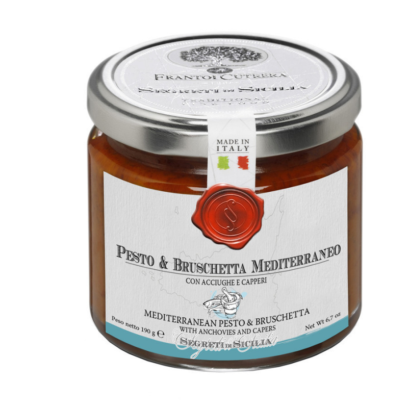 Mediterranean seafaring Pesto and Bruschetta sauce