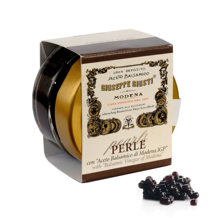 Black Pearls of Balsamic Vinegar of Modena 50 gr Giuseppe Giusti