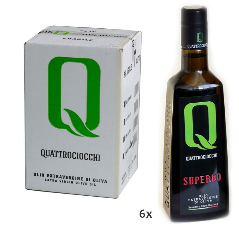 Extra Virgin Olive Oil Superbo 500 ml x 6