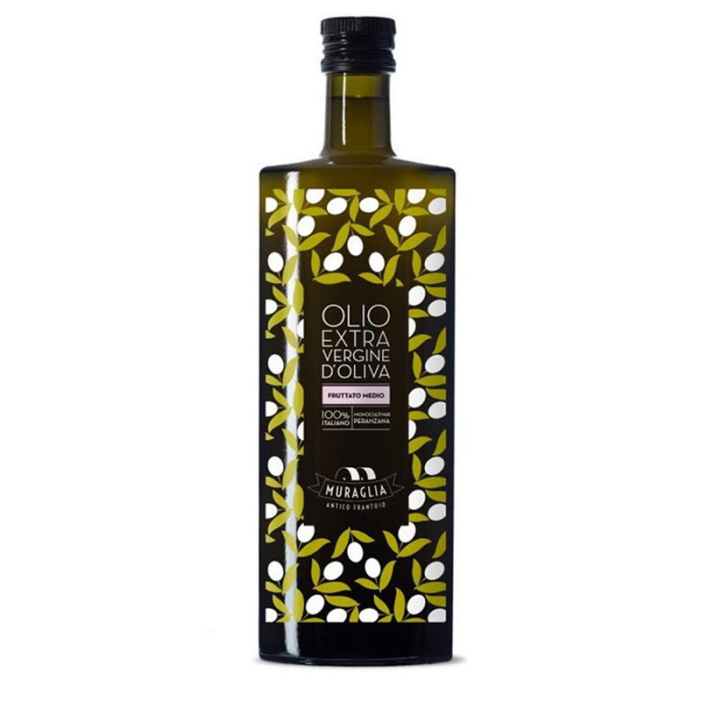 Essenza Huile d'Olive Extra Vierge Fruitée Moyenne Monovariétale Peranzana 500 ml